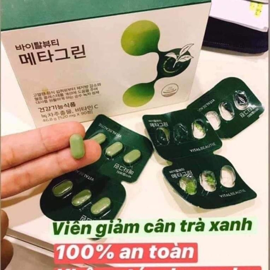 VIÊN UỐNG GIẢM CÂN TRÀ XANH Amore HERA (QTSK-18)