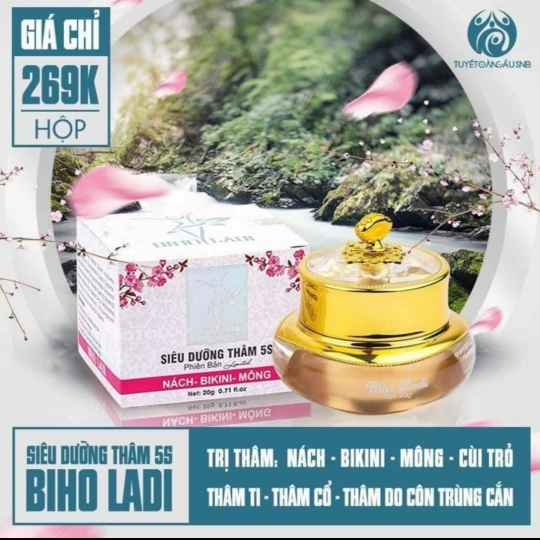 Siêu dưỡng thâm 5S Biho ladi (SB-2)