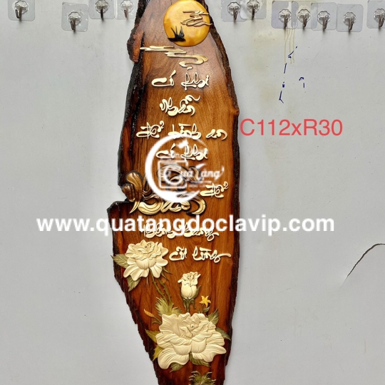 Tranh Gỗ Chữ Nhẫn (QTTG-36)