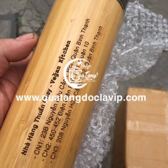 Bình giữ nhiệt khắc thương hiệu
