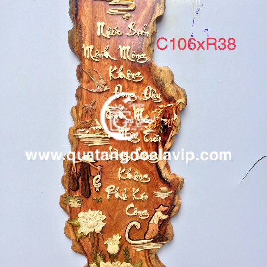 Tranh Gỗ Cha Mẹ (QTTG-19)