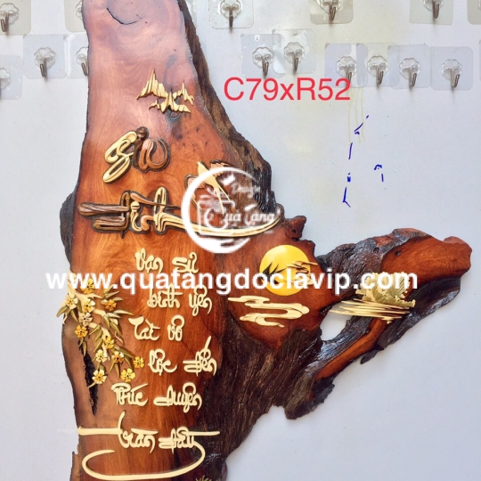 Tranh Thư Pháp Chữ Gia Đình (QTTG-32)